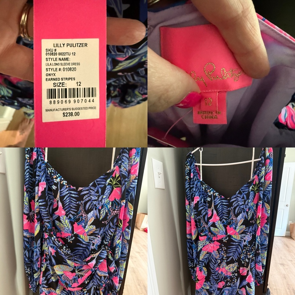 Lilly Pulitzer Lila Long Sleeve Dress